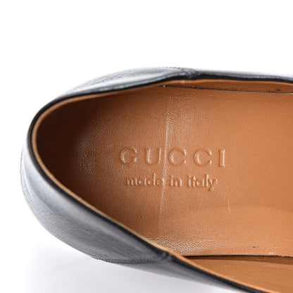 Gucci Goatskin Mens Horsebit Loafers 9 Black 6 of 10