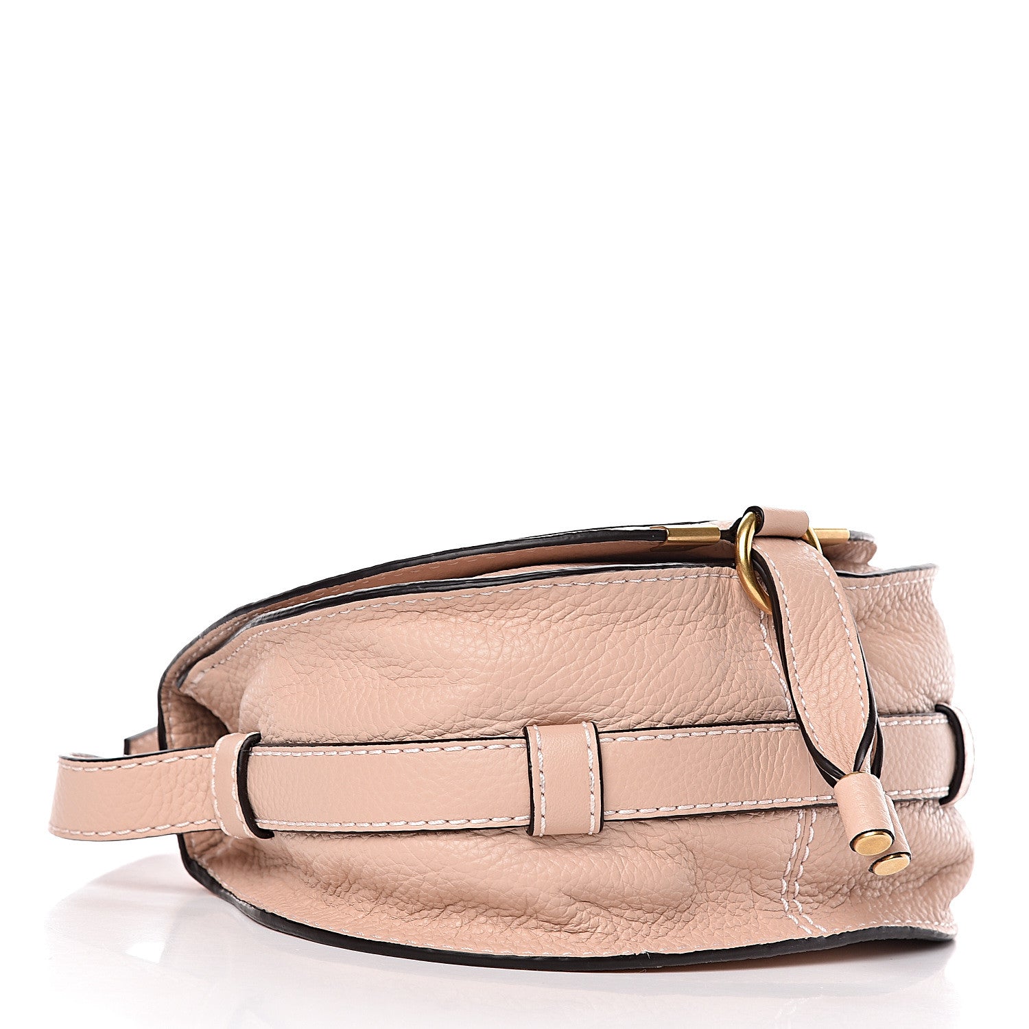 Chloe Calfskin Mini Marcie Round Crossbody Bag Blush Nude 4 of 10