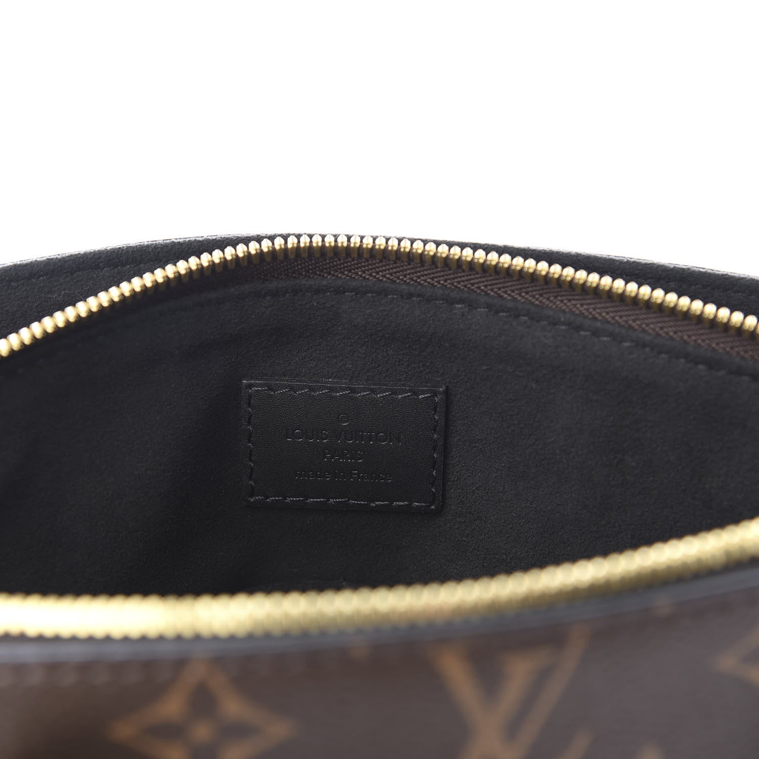 Louis Vuitton Monogram Flower Zipped Tote PM Black 7 of 9
