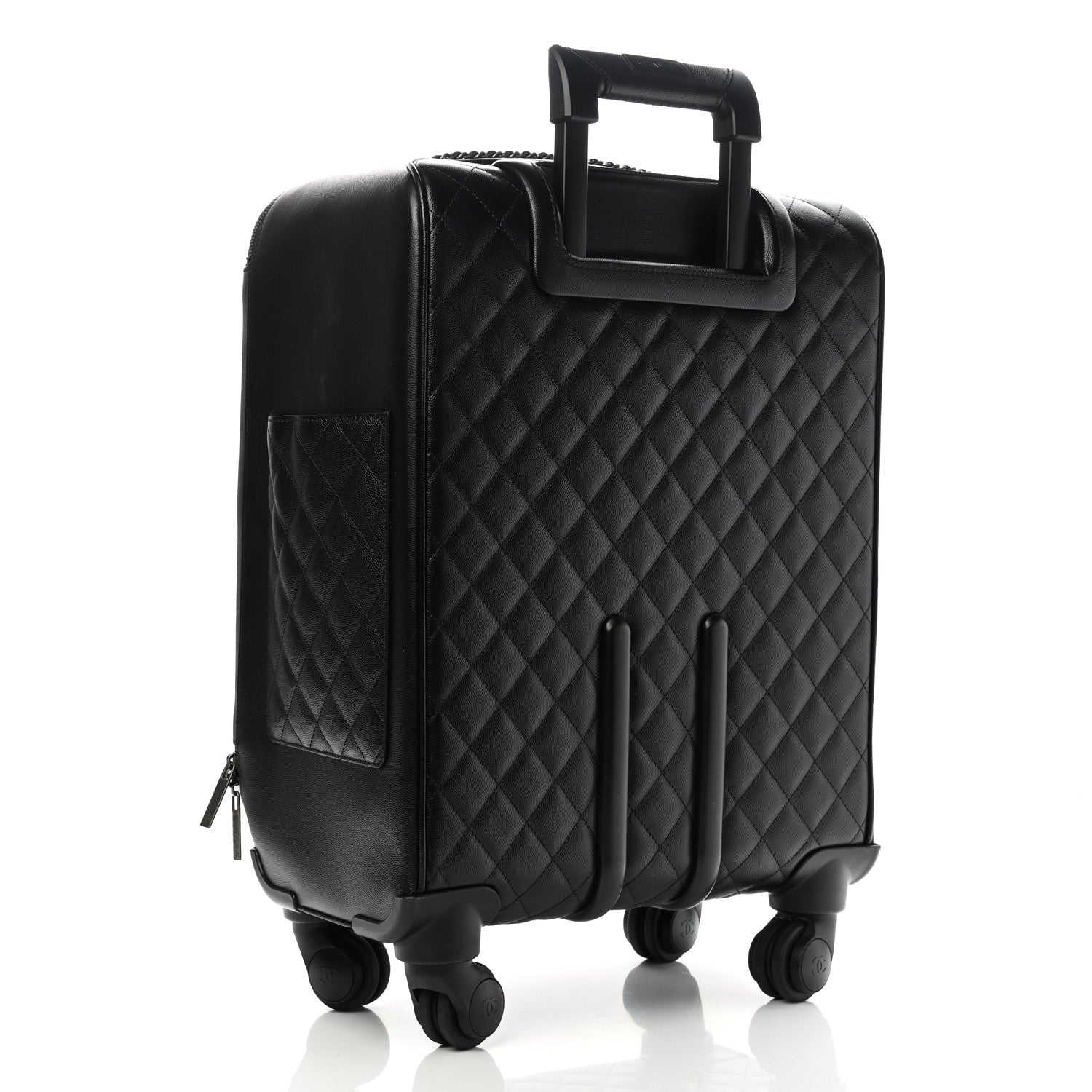 Chanel Calfskin Quilted Coco Case Trolley Black 3 of 9