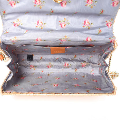 Gucci Wicker Small Shoulder Bag Natural 5 of 9