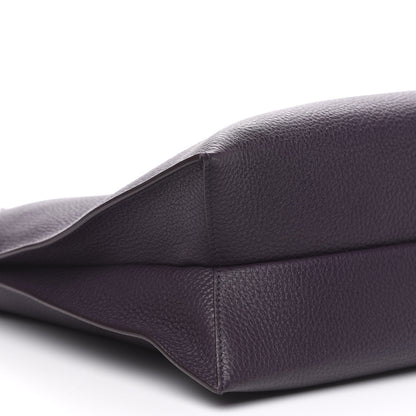 Tom Ford Pebbled Calfskin Small Alix Padlock Zip Hobo Bag Wine 6 of 11