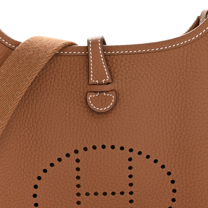 Hermes Taurillon Clemence Evelyne TPM Gold 8 of 12