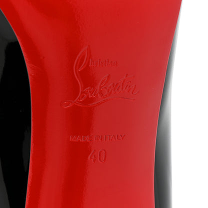Christian Louboutin Patent Pigalle Follies 85 Pumps 40 Black 6 of 11