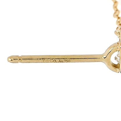 Tiffany 18K Yellow Gold Diamond .39ctw Elsa Peretti Diamonds by the Yard Drop Earrings 4 of 6