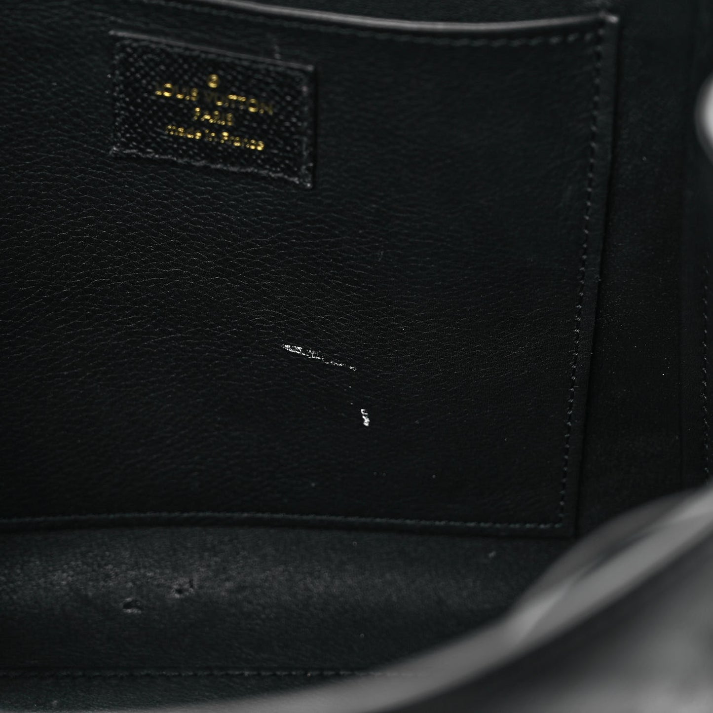 Grained Smooth Calfskin The LV Arch Black