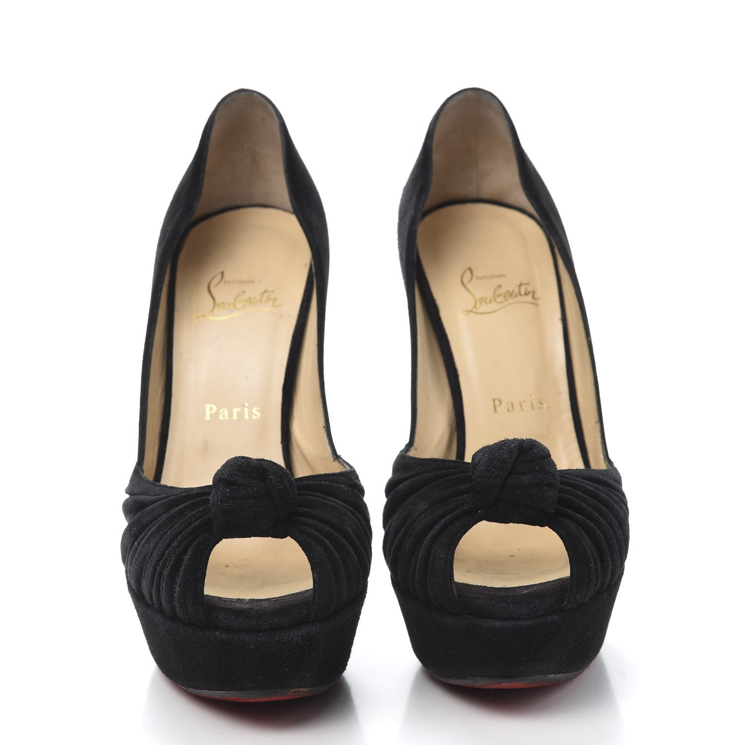 Christian Louboutin Suede Greissimo 140 Pumps 39 Black 2 of 14