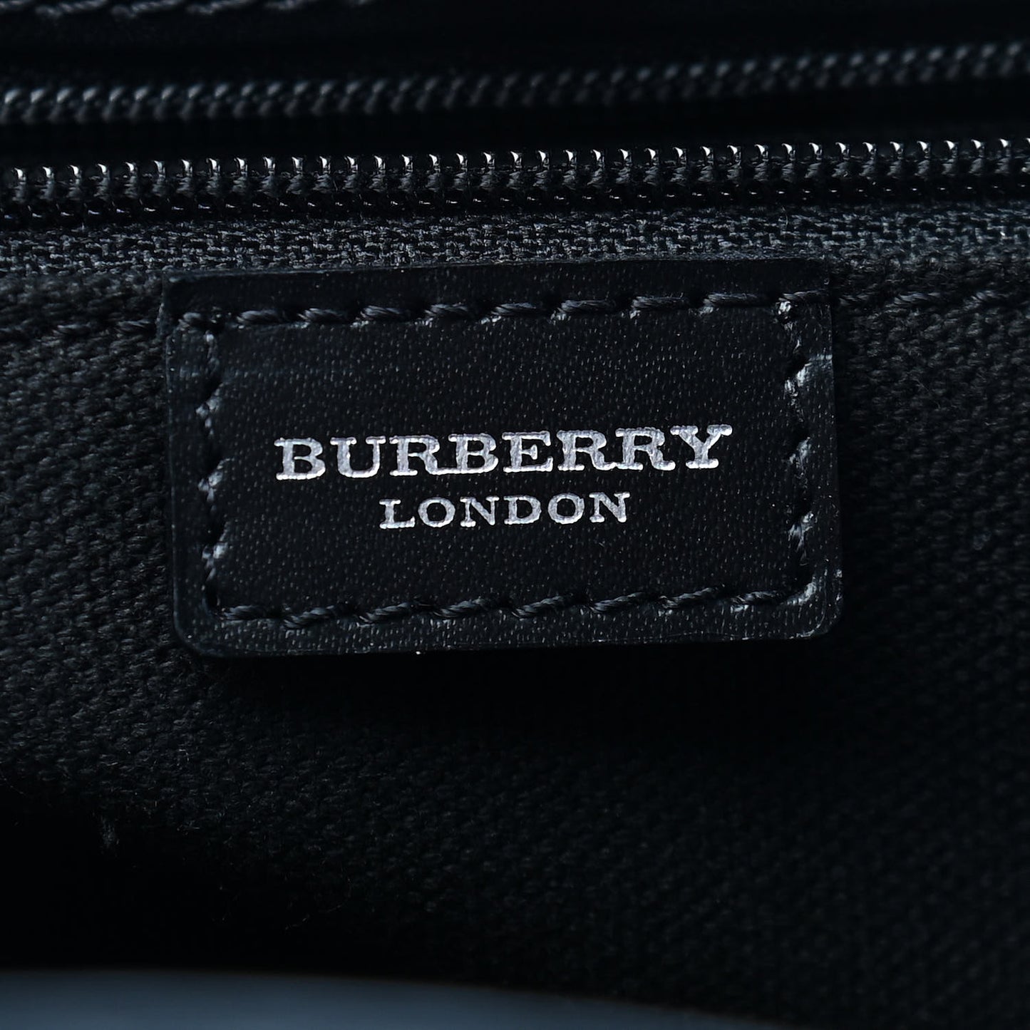 House Check Small Tote Black