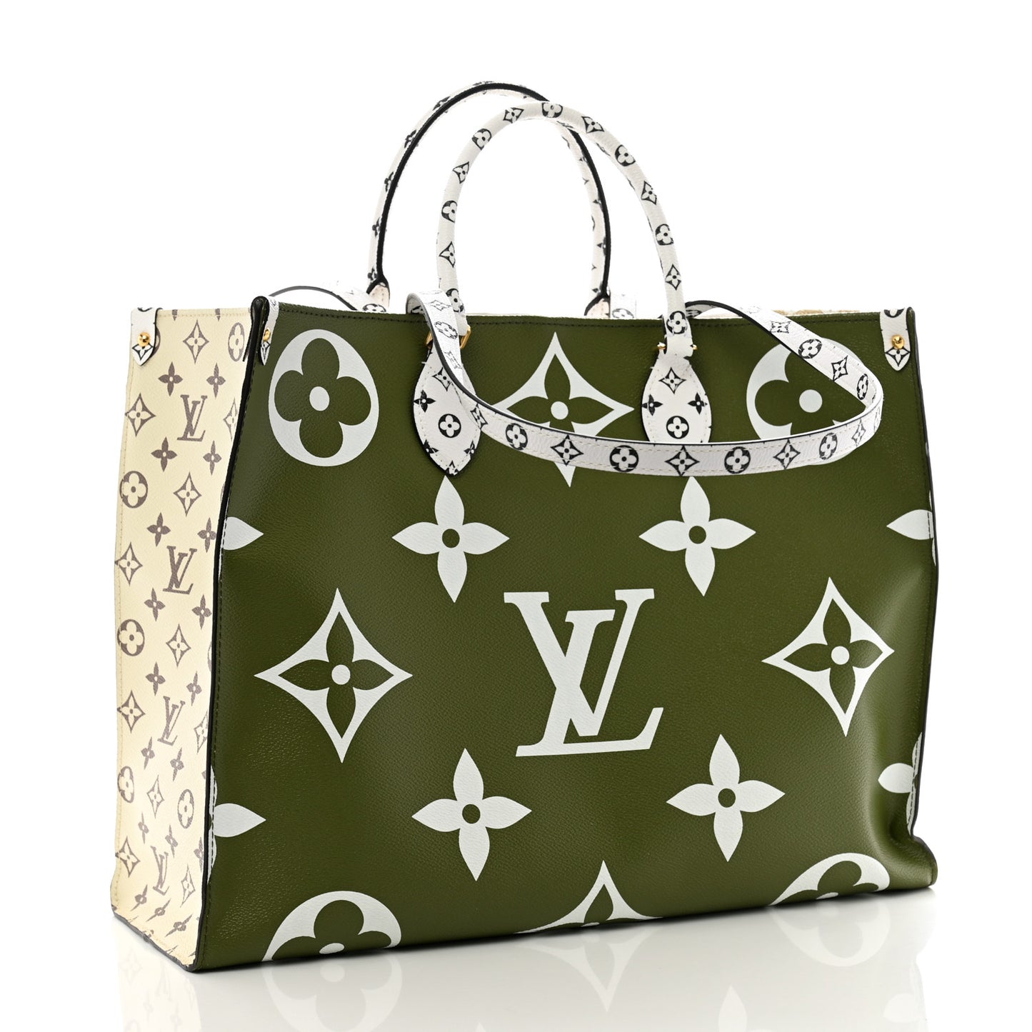 Monogram Giant Onthego GM Kaki Beige