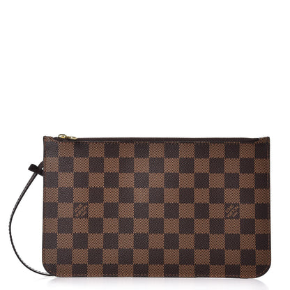 Louis Vuitton Damier Ebene Neverfull MM GM Pochette 1 of 8