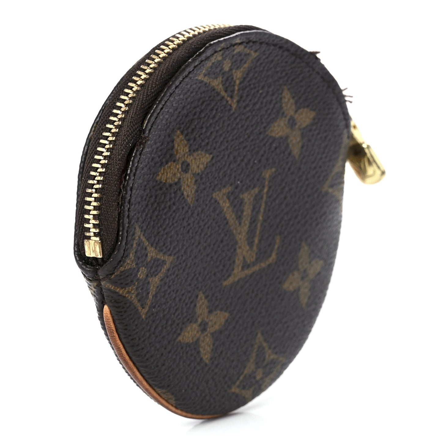 Monogram Round Coin Purse