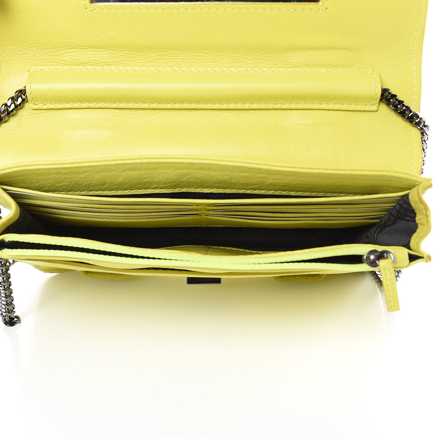 Proenza Schouler Lambskin PS1 Large Chain Wallet Sunshine 5 of 15