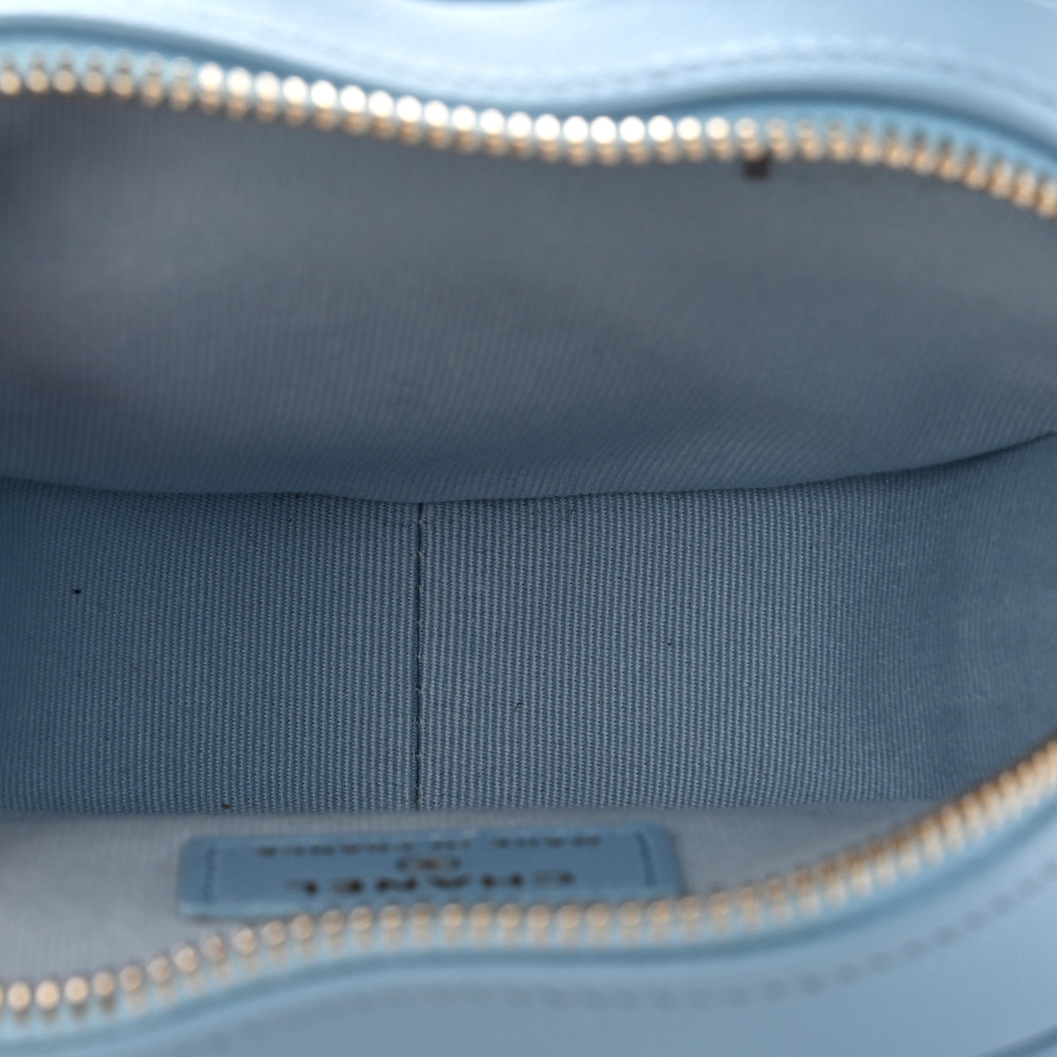 Chanel Lambskin Quilted CC In Love Heart Clutch With Chain Light Blue 5 of 12