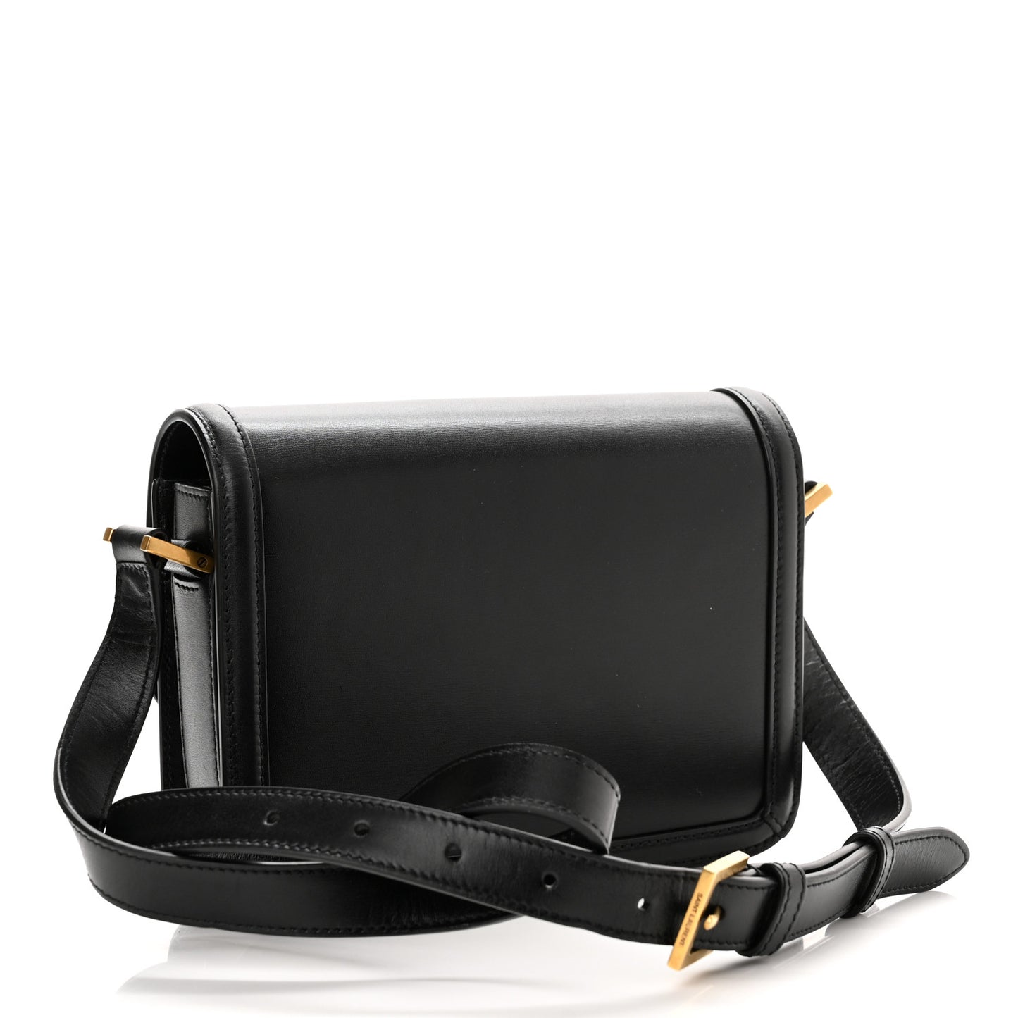 Smooth Calfskin Small Solferino Satchel Black
