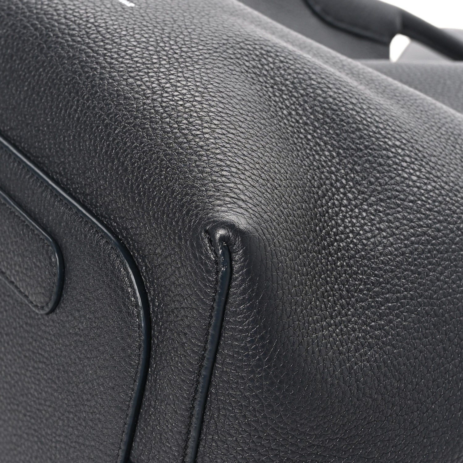 Loro Piana Grained Calfskin Large Bale Bag Navy Blue 10 of 12