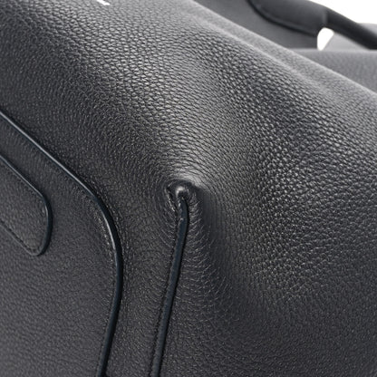 Loro Piana Grained Calfskin Large Bale Bag Navy Blue 10 of 12
