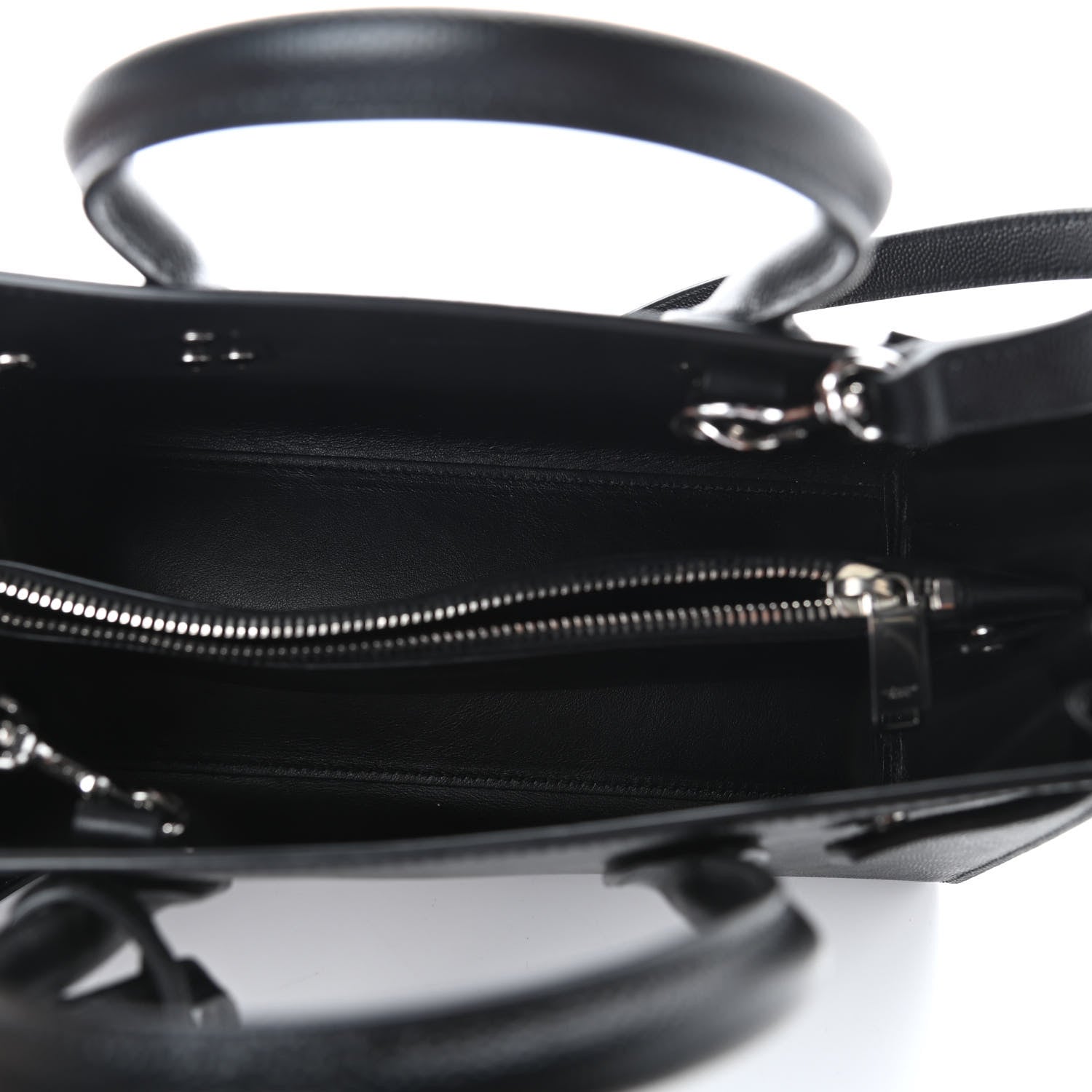 Saint Laurent Grained Calfskin Baby Sac De Jour Black 5 of 9