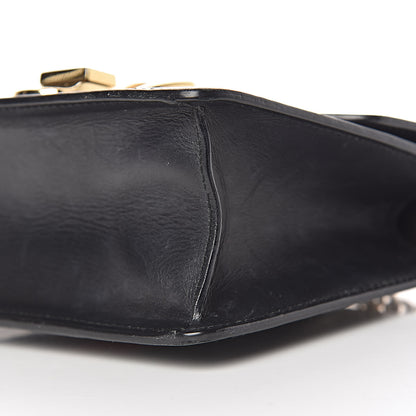 Gucci Calfskin Mini Sylvie Chain Shoulder Bag Black 26 of 26