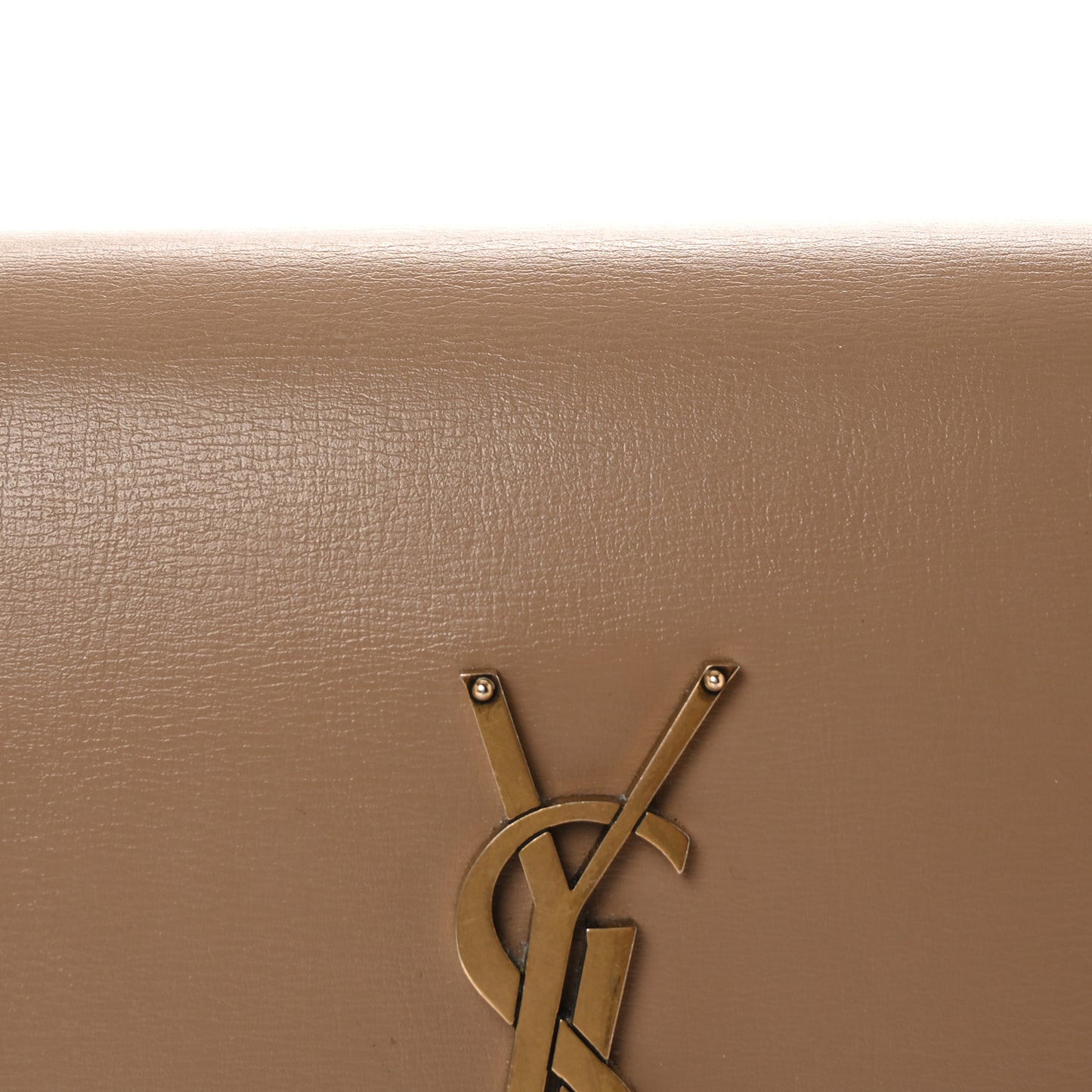 Smooth Calfskin Medium Monogram Sunset Satchel Satchel Fox