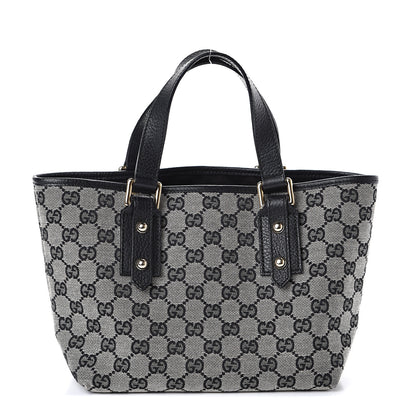 Gucci Monogram Small Jolicoeur Tote Navy 1 of 8