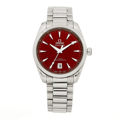 Omega Stainless Steel 38mm Seamaster Aqua Terra Master Co-Axial Chronometer Automatic Watch Red 220.10.38.20.13.003 1 of 5
