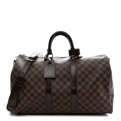 Louis Vuitton Damier Ebene Keepall Bandouliere 45 1 of 10