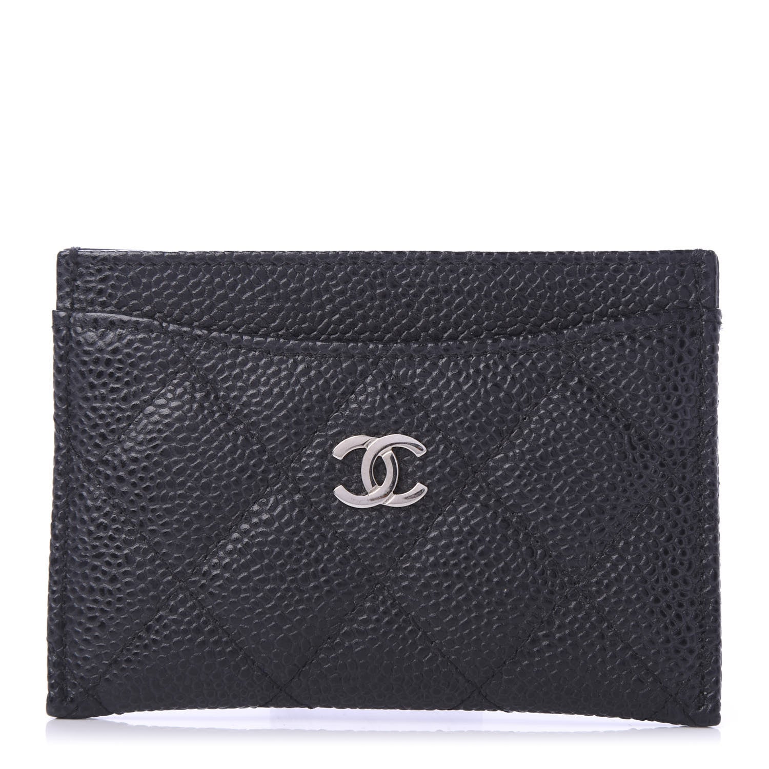Chanel Caviar Quilted Card Holder Black 1 of 12