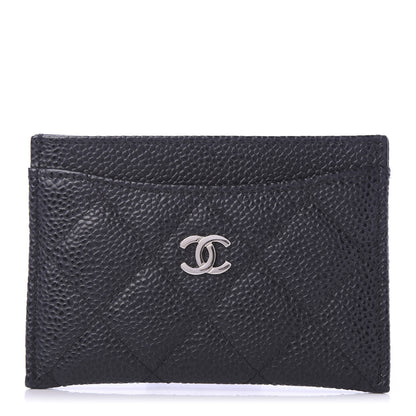 Chanel Caviar Quilted Card Holder Black 1 of 12