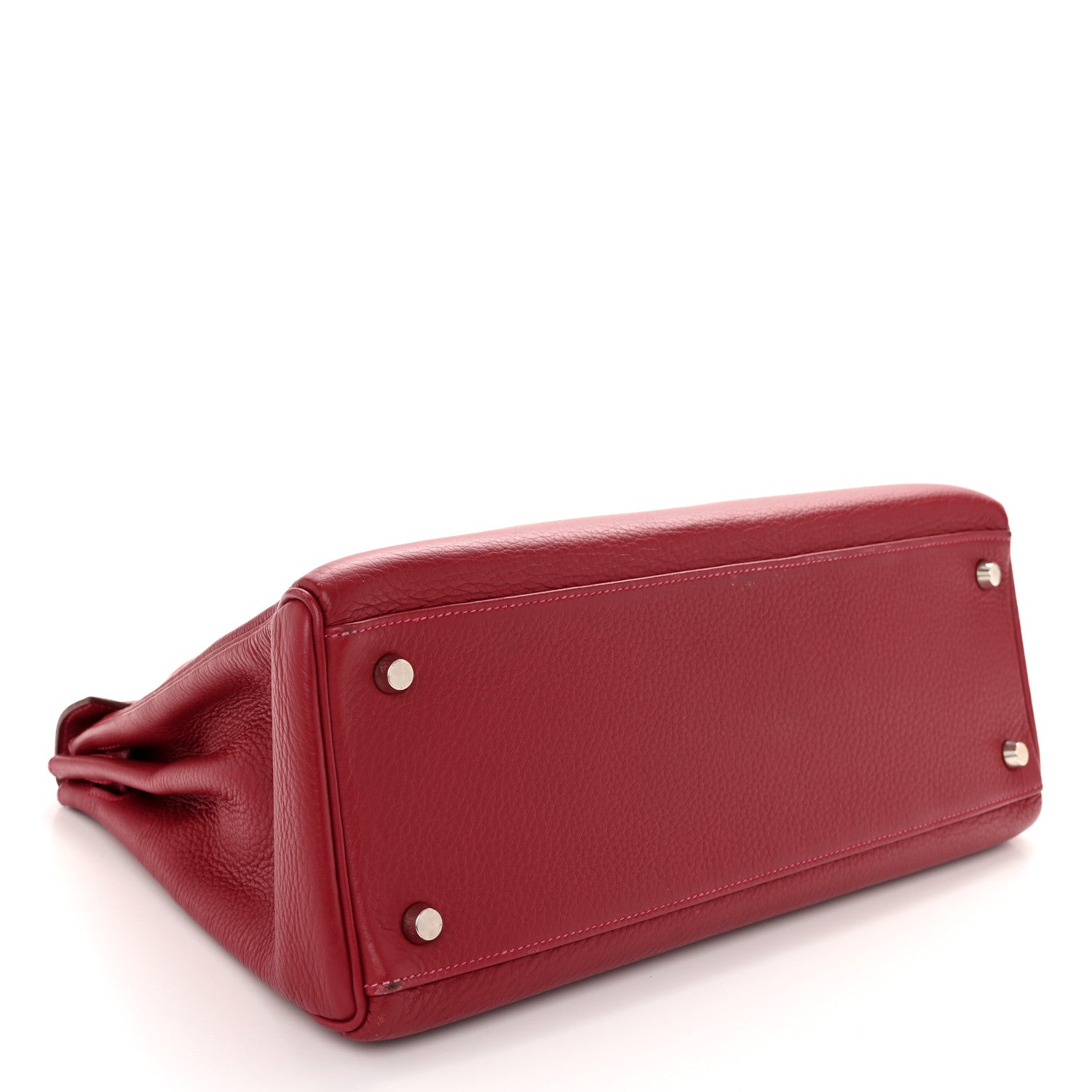 Hermes Togo Kelly Retourne 32 Rouge Vif 4 of 21