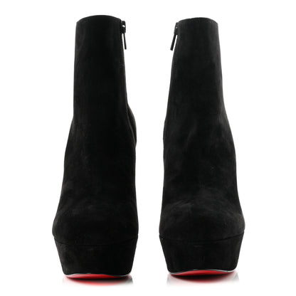 Christian Louboutin Veau Velours Bianca 120 Ankle Booties 39 Black 3 of 8
