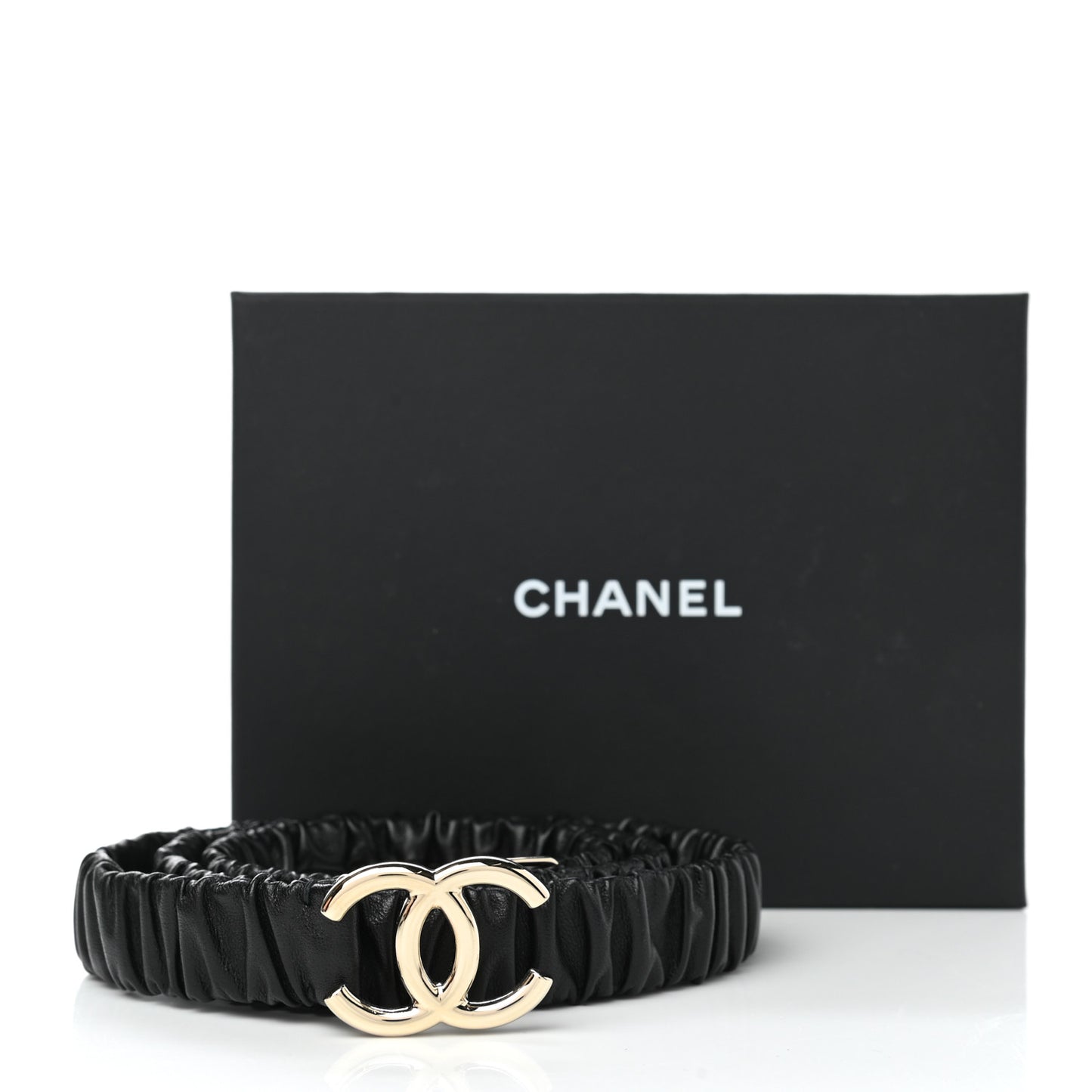 Calfskin CC Belt 95 38 Black