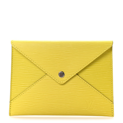Louis Vuitton Epi Envelope Pouch Pistache 1 of 6