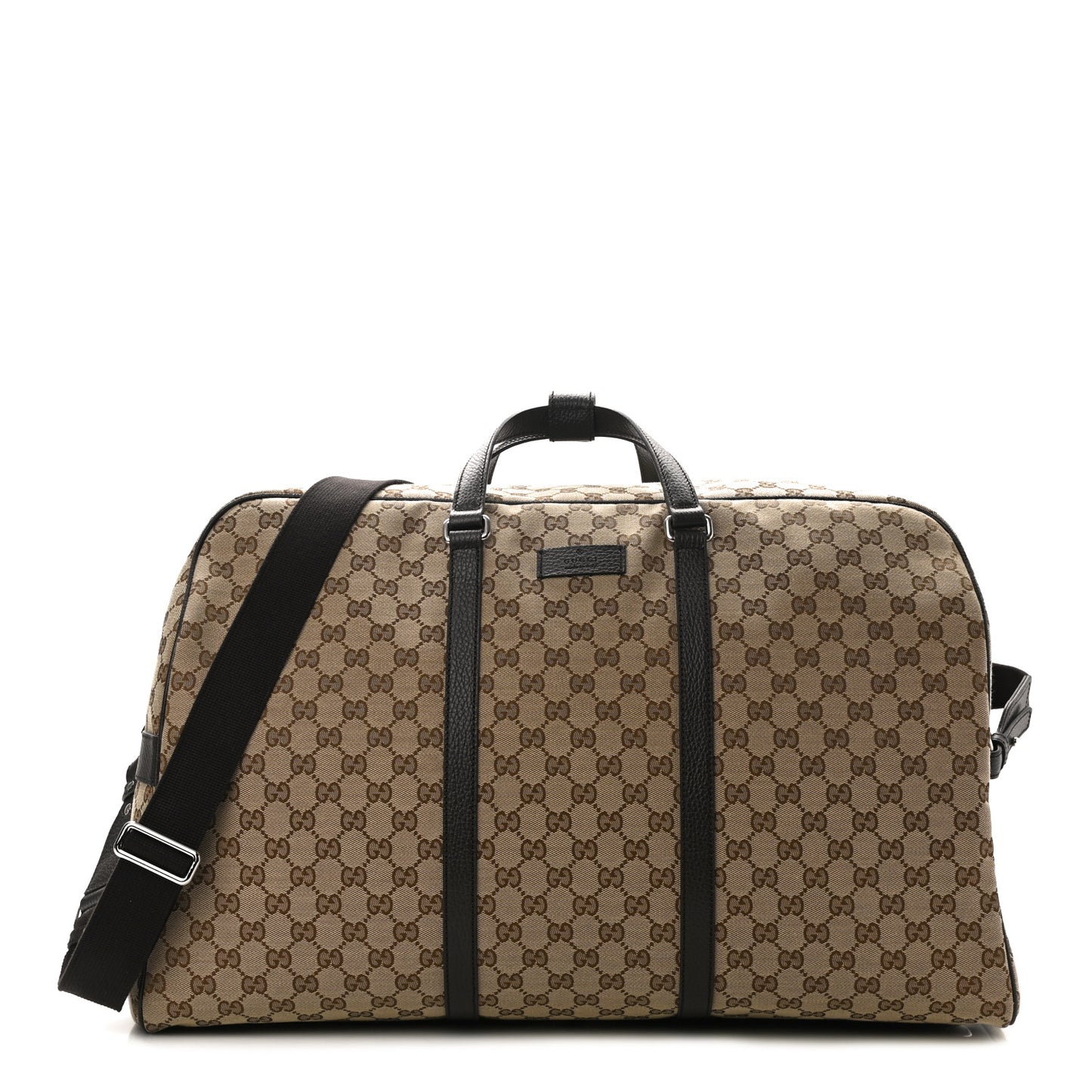Monogram Dollar Calfskin Large Boston Duffle Bag Beige Ebony Testa di Moro Marrone Scuro