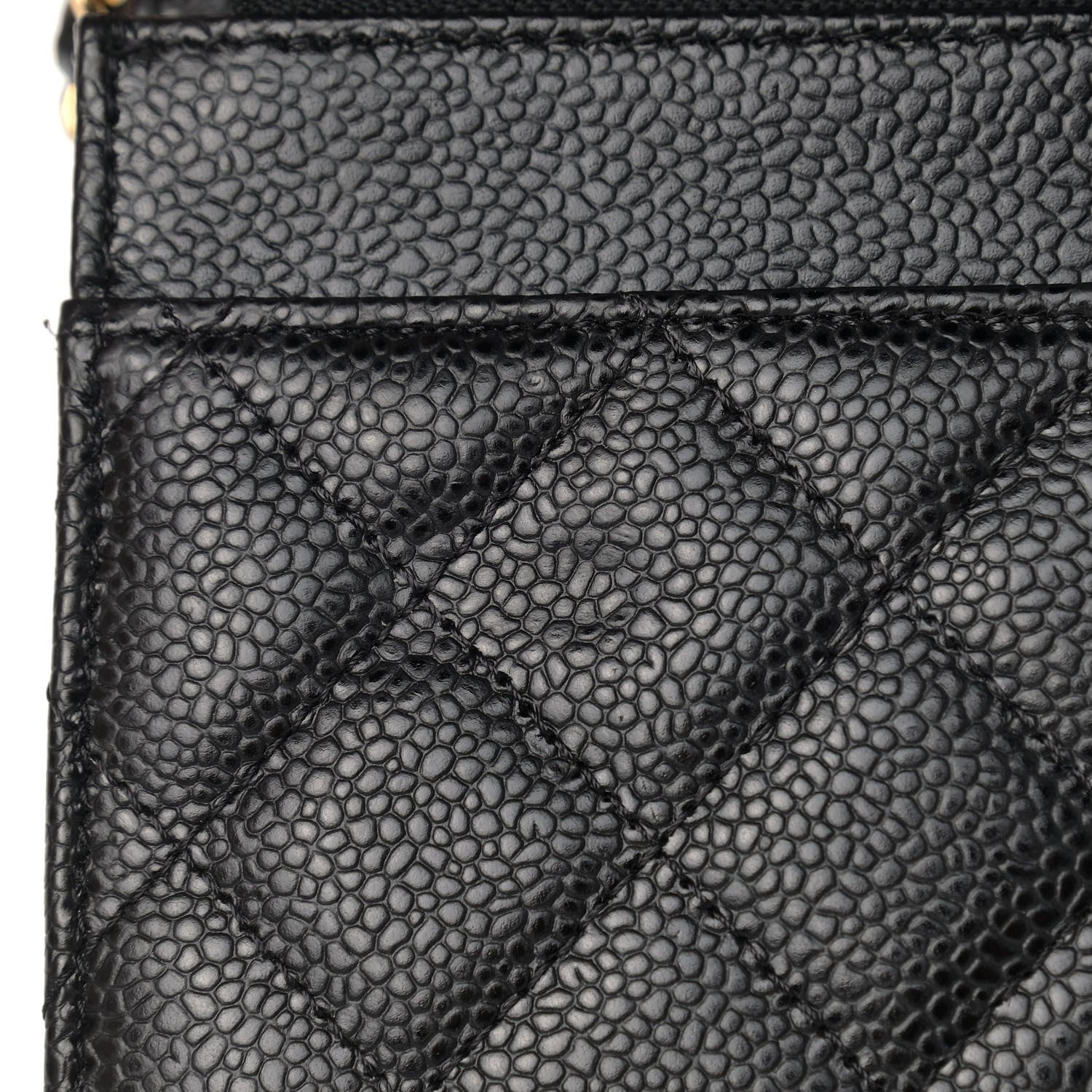 Chanel Caviar Quilted Wallet On Chain WOC Black 10 of 11
