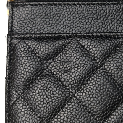 Chanel Caviar Quilted Wallet On Chain WOC Black 10 of 11