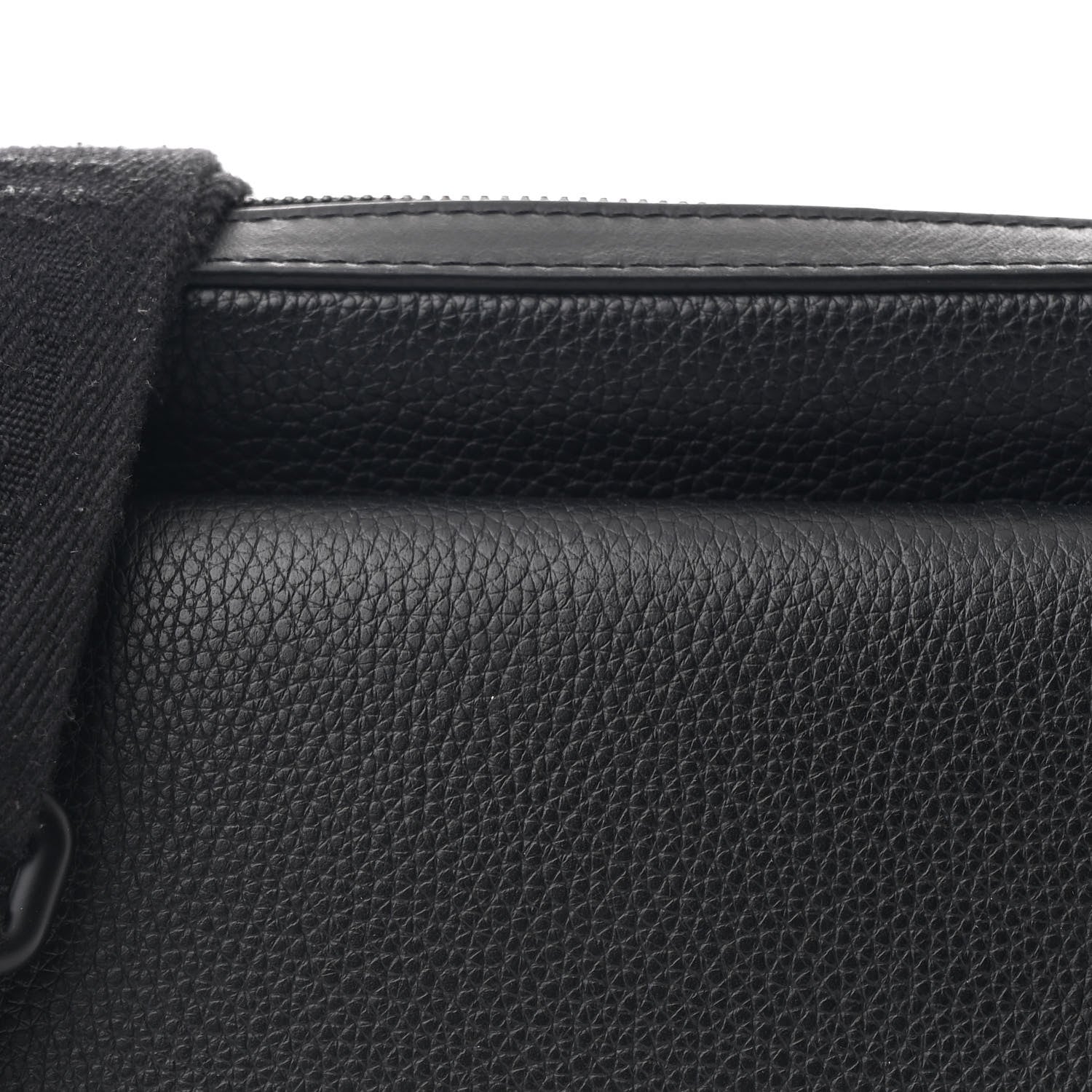 Louis Vuitton Calfskin Aerogram Fastline Messenger Black 6 of 9