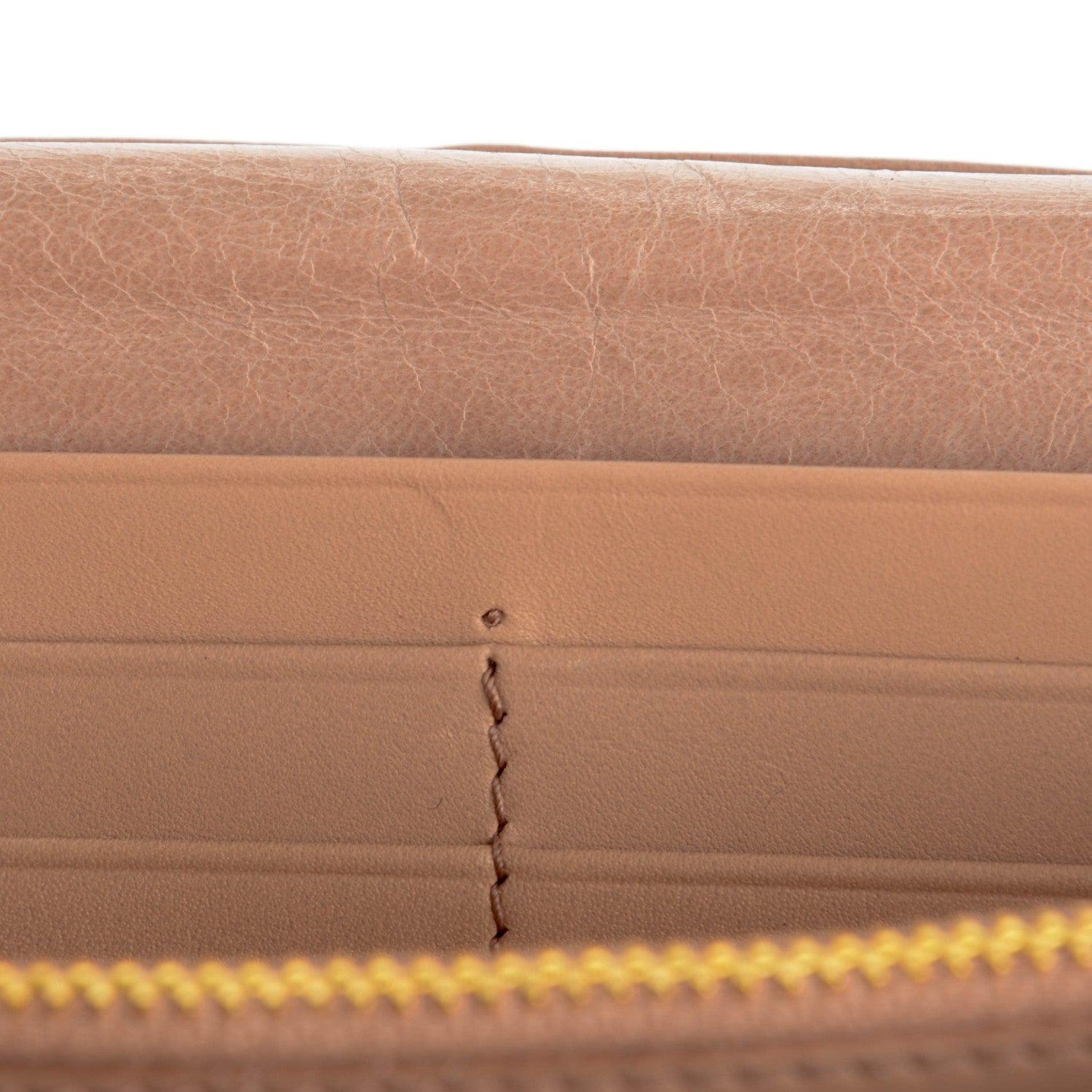 Prada Vitello Shine Continental Flap Wallet Cipria 7 of 8