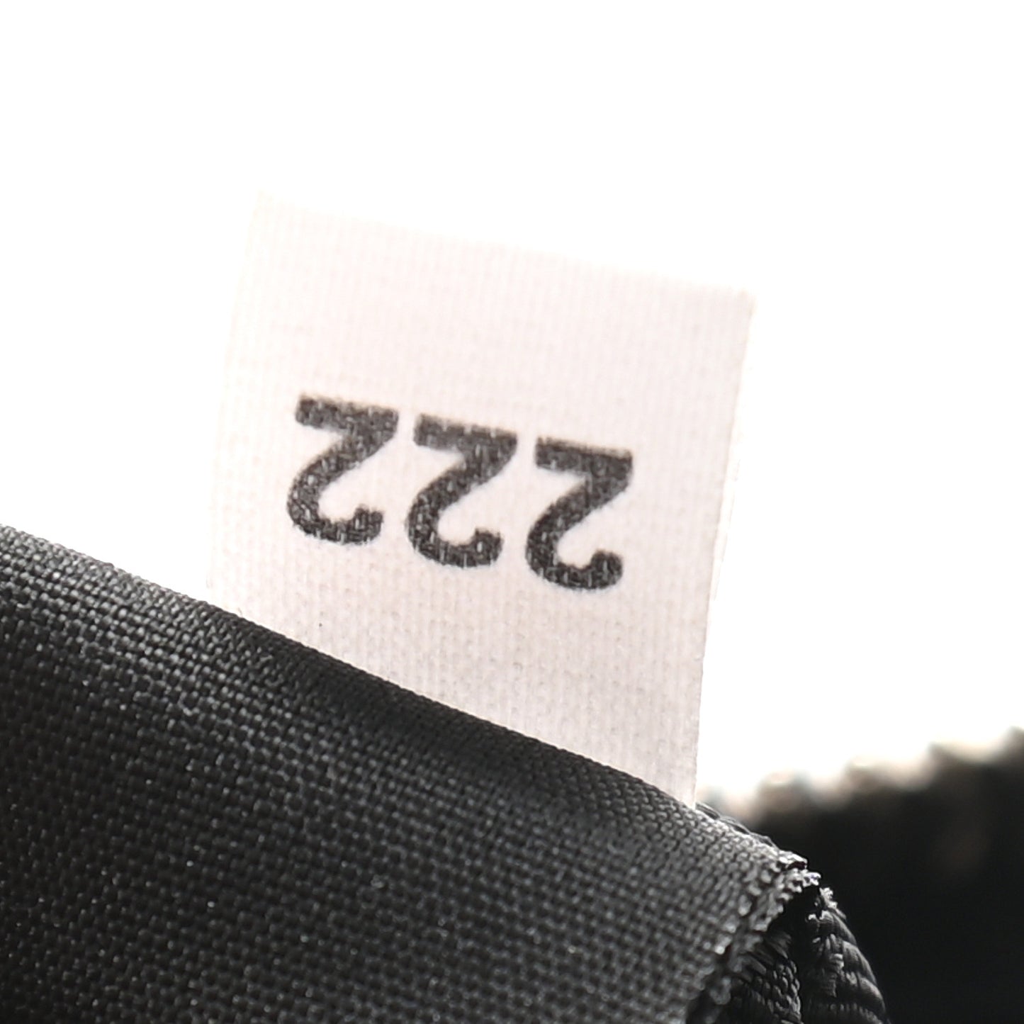Tessuto Nylon Saffiano Mini Re-Edition 2005 Bag Black