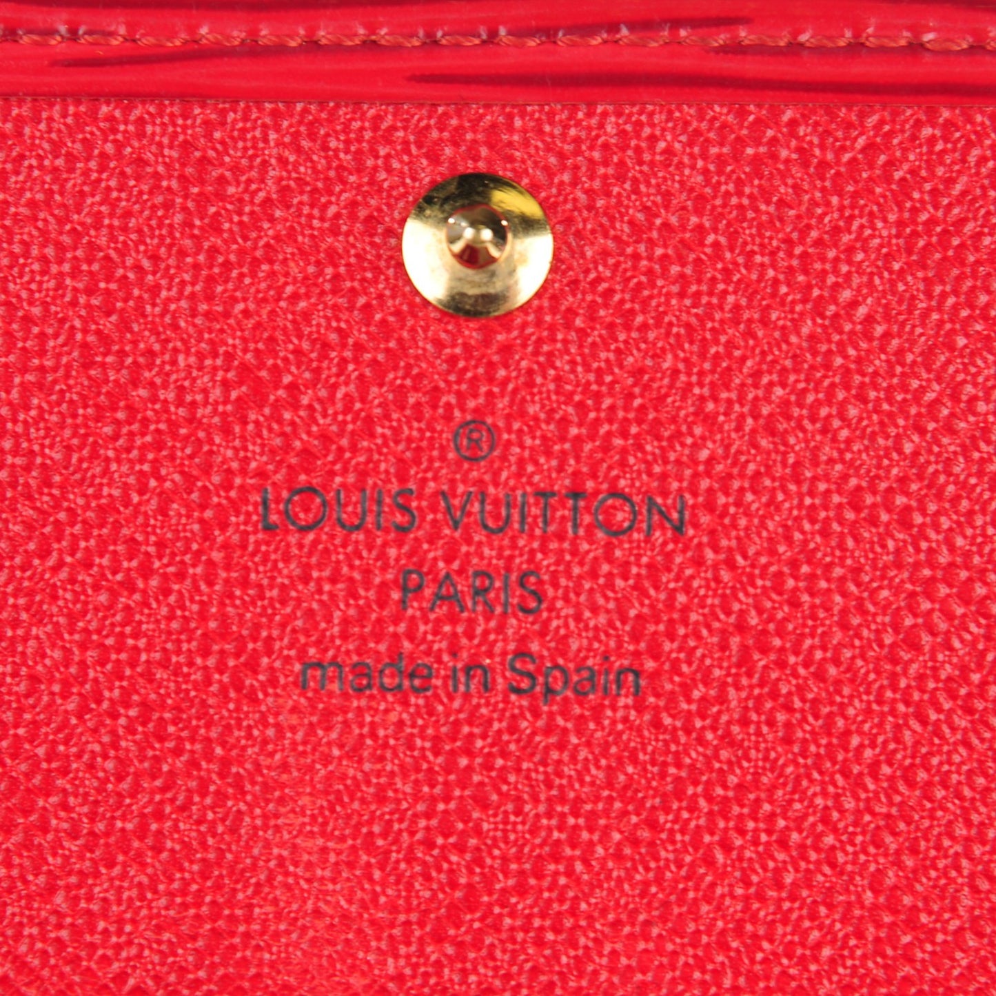 Epi Porte-Monnaie Credit Wallet Castillan Red