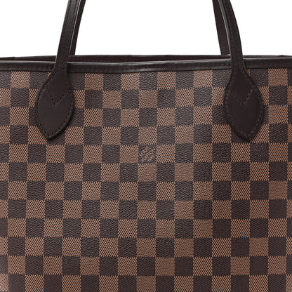 Louis Vuitton Damier Ebene Neo Neverfull MM Rose Ballerine 7 of 10
