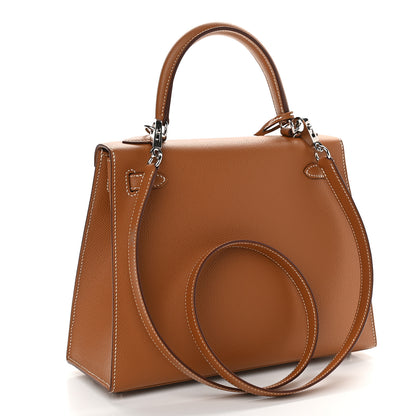 Hermes Epsom Kelly Sellier 25 Gold 3 of 11