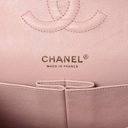 Chanel Lambskin Quilted Medium Double Flap Light Pink 7 of 14