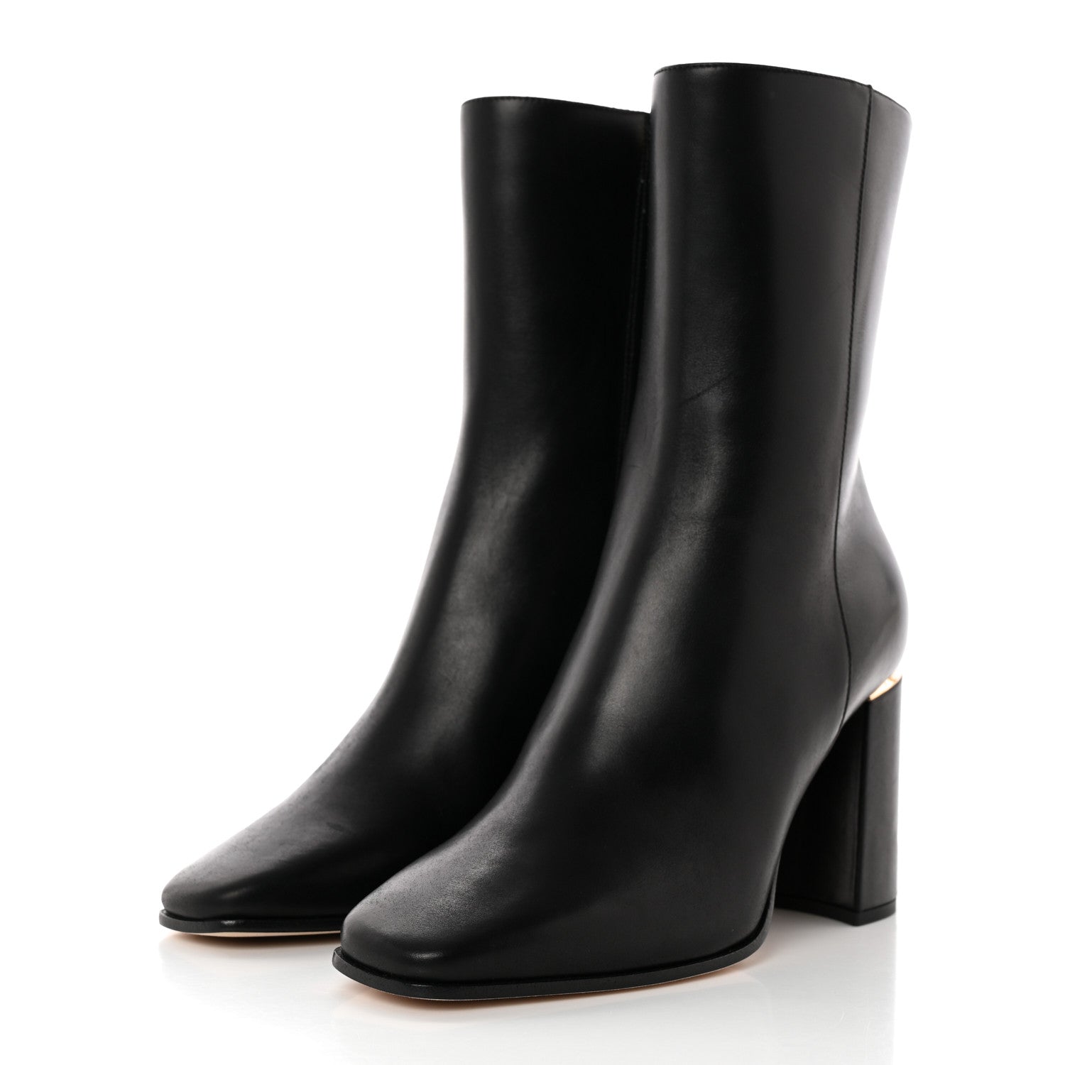 Jimmy Choo Calfskin Loren 85 Ankle Boots 36 Black 3 of 13