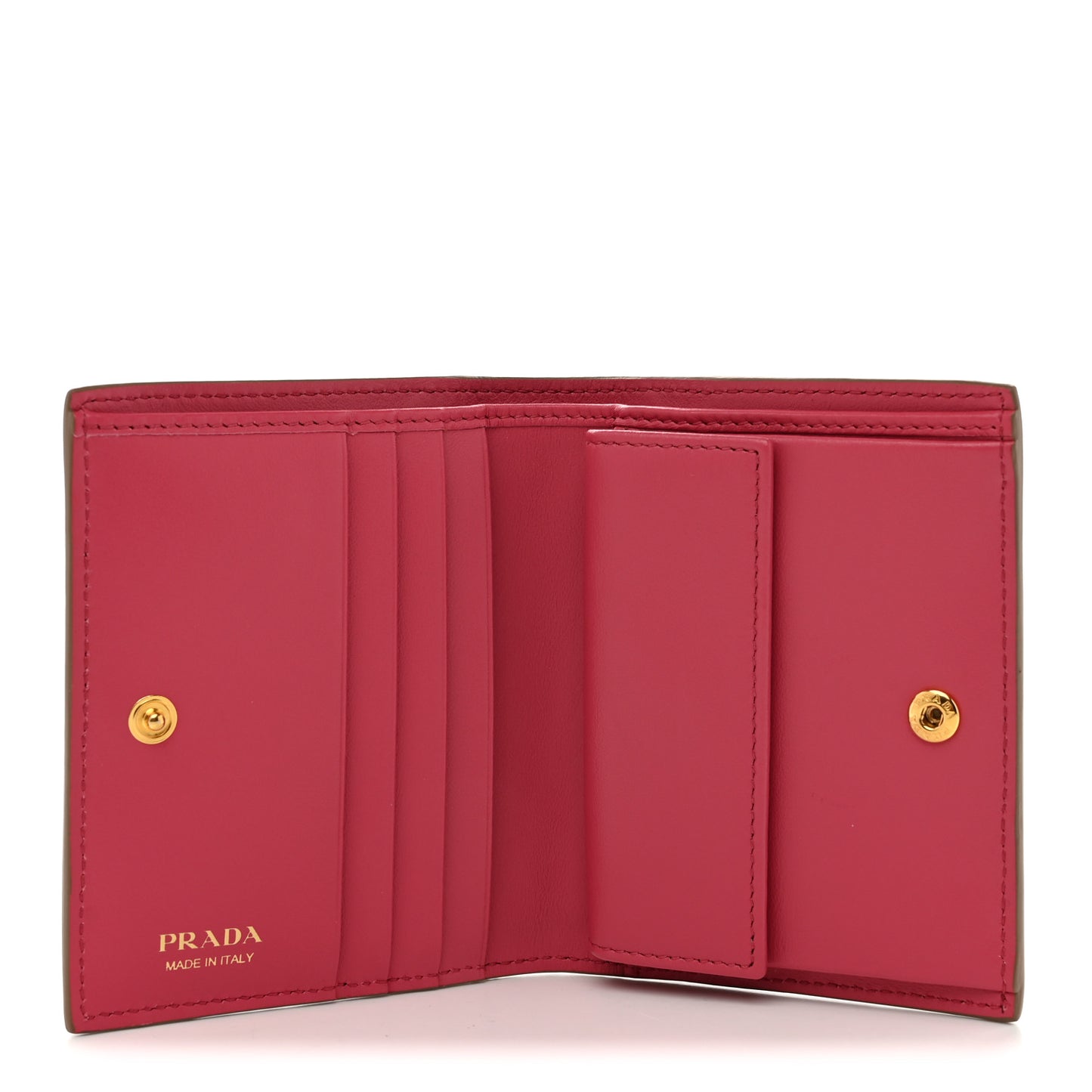 Vitello Daino Small Bi-Fold Wallet Cammeo