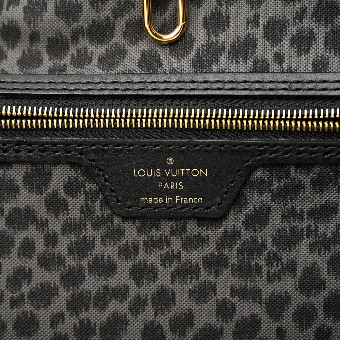 Monogram Giant Wild at Heart Neverfull MM Black