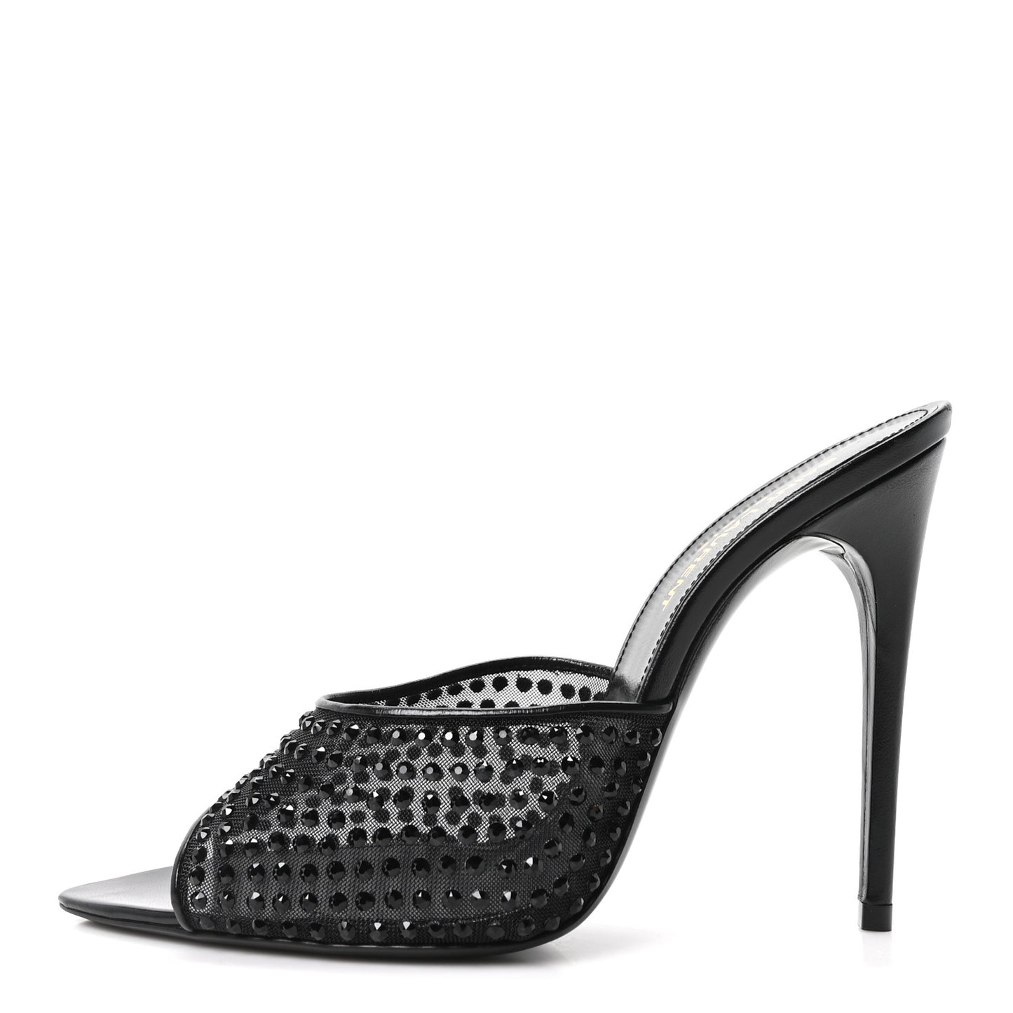 Tulle Strass Gippy 110 Mule Sandals 38 Black