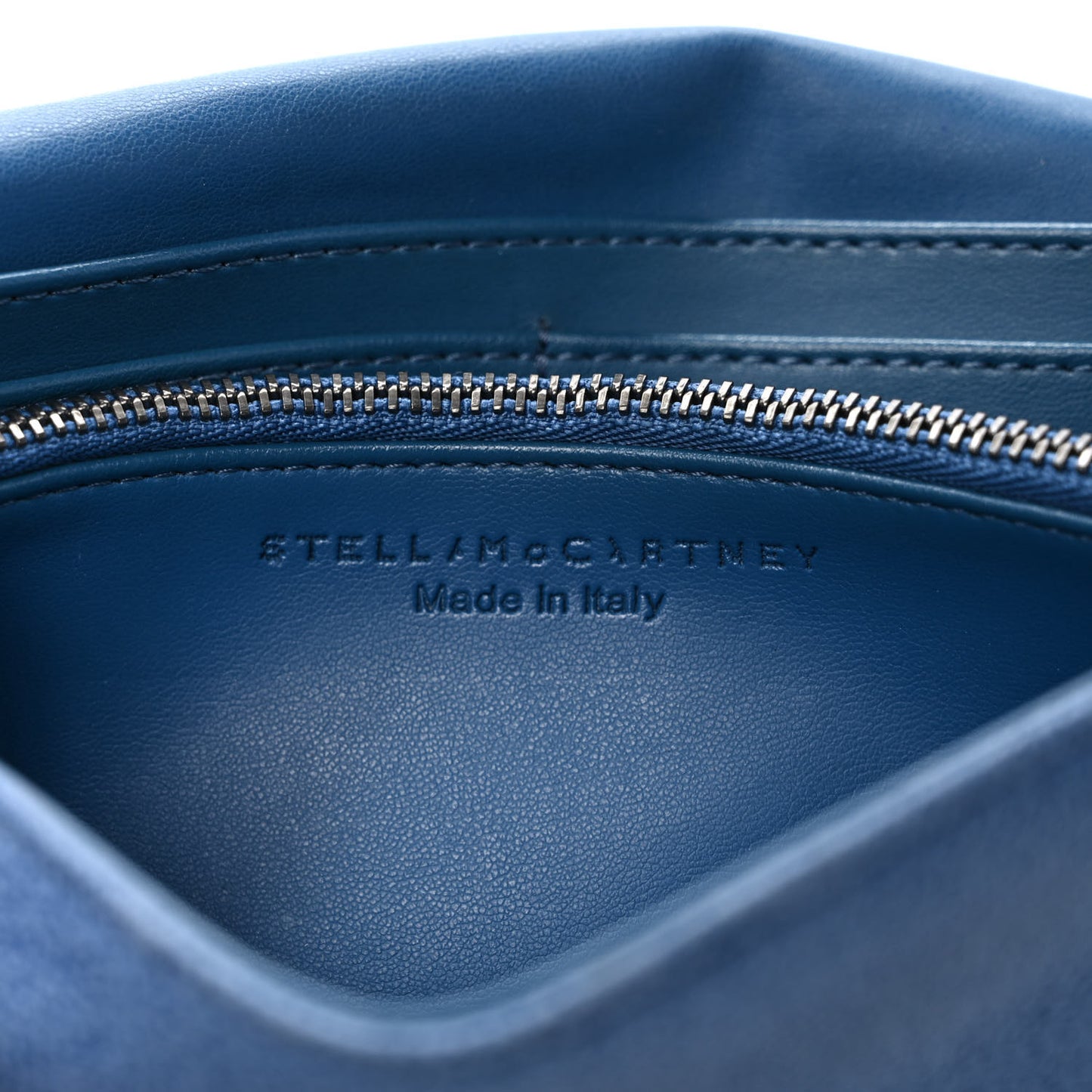 Shaggy Deer Falabella Flap Wallet Blue