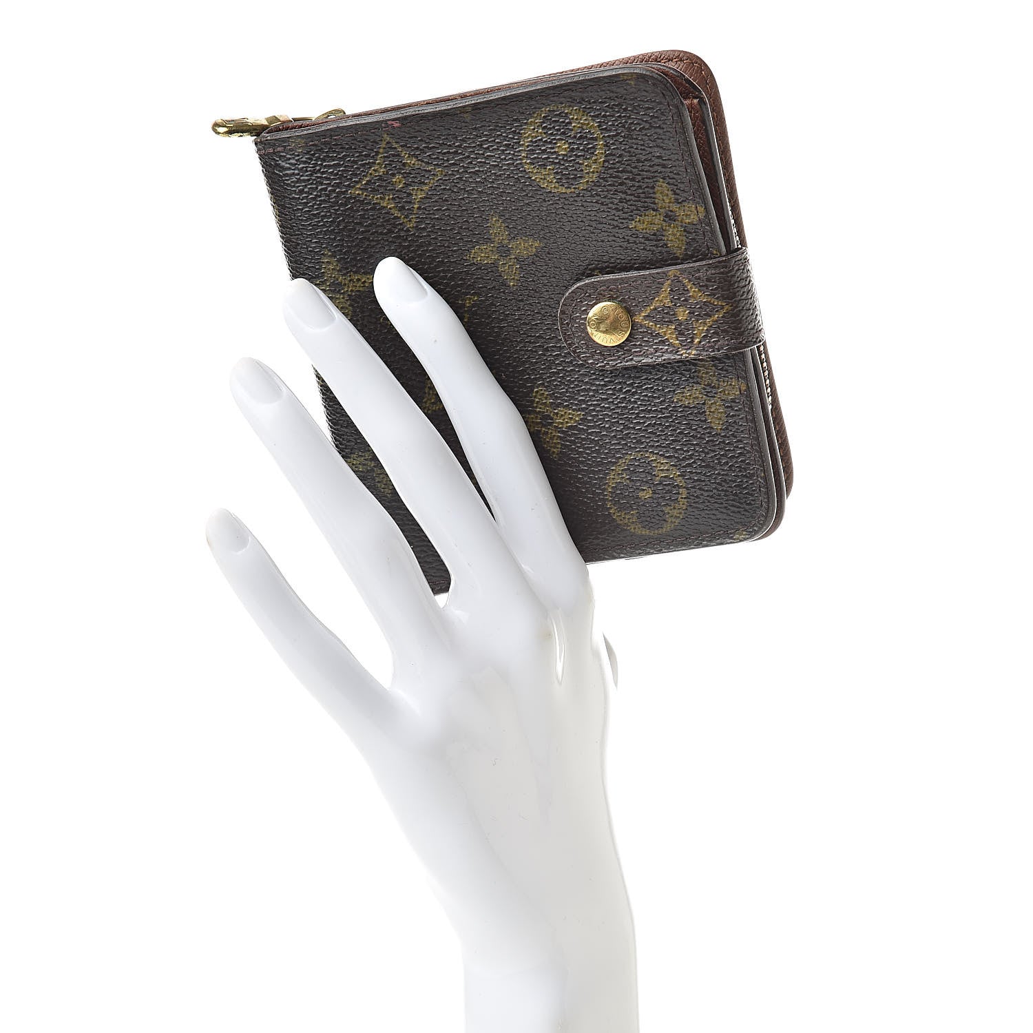 Louis Vuitton Monogram Compact Zippe Zipped Wallet 2 of 15