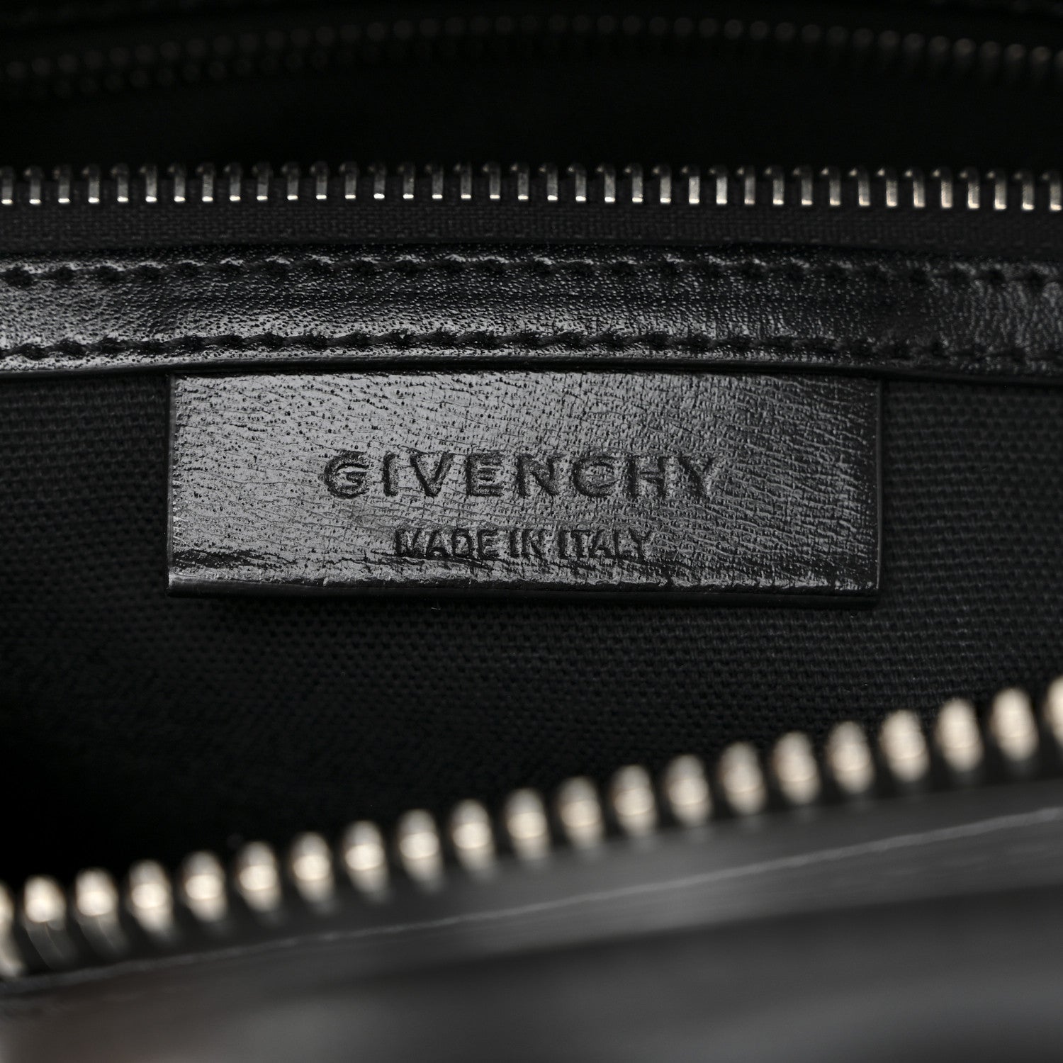 Givenchy Shiny Lord Calfskin Medium Antigona Black 6 of 10