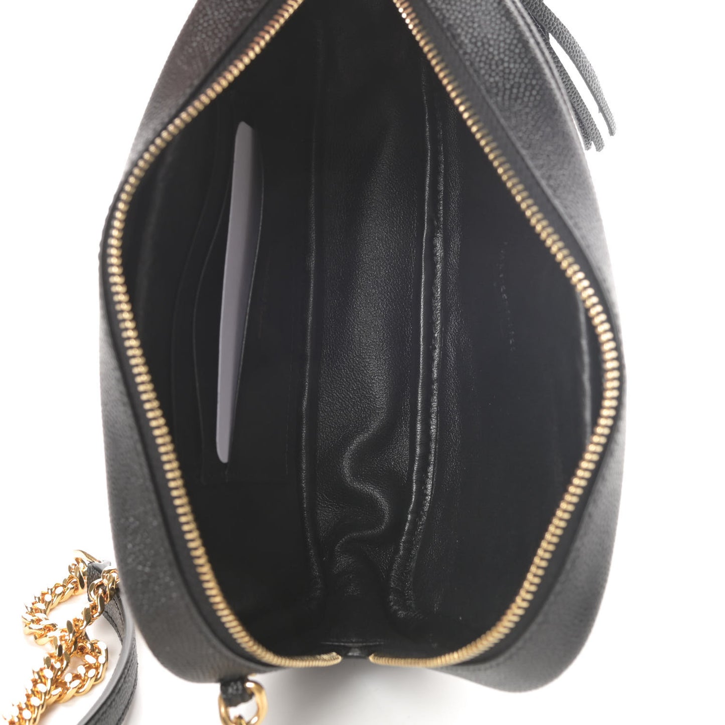 Grain De Poudre Matelasse Monogram Mini Lou Camera Bag Black